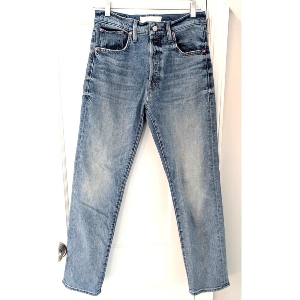 Mother Jeans / HIGH WAISTED HIKER HOVER Straight Leg Jeans / Wild & Free Wash